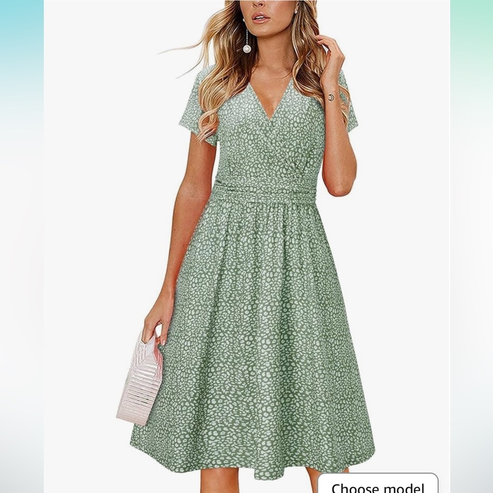 Floral Green Sundress